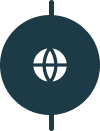 Here are a few alt text options for the image, all under 8 words: * **Global network icon** * **World map in circle** * **International connectivity symbol** * **Global reach icon** The best option will depend on the specific context where the image is used.