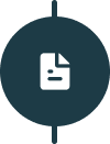 Here's an alt tag for the image: `Document icon in a circle`